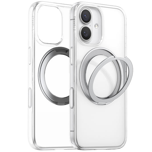 MagSafe Hülle für Apple iPhone 17, Torras, Ostand Pro, Transparent