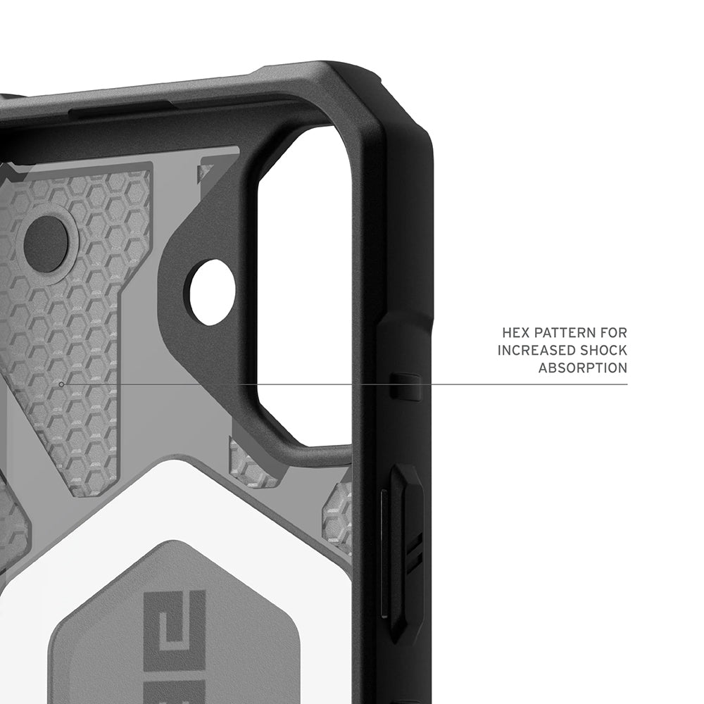 Coque MagSafe pour Apple iPhone 17, Urban Armor Gear, Pathfinder Clear, Gris