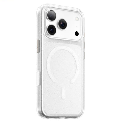 MagSafe-Hülle für Apple iPhone 18 Pro / 17 Pro, Blueo, Crystal Pro Anti-Drop Glitter, transparent