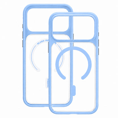 MagSafe-Hülle für Apple iPhone 18 Pro / 17 Pro, Blueo, hautfreundlich und stoßfest, satiniertes Blau
