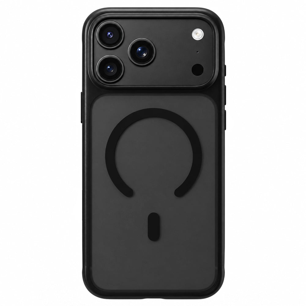 MagSafe-Hülle für Apple iPhone 18 Pro / 17 Pro, Blueo, hautfreundlich und stoßfest, satinschwarz