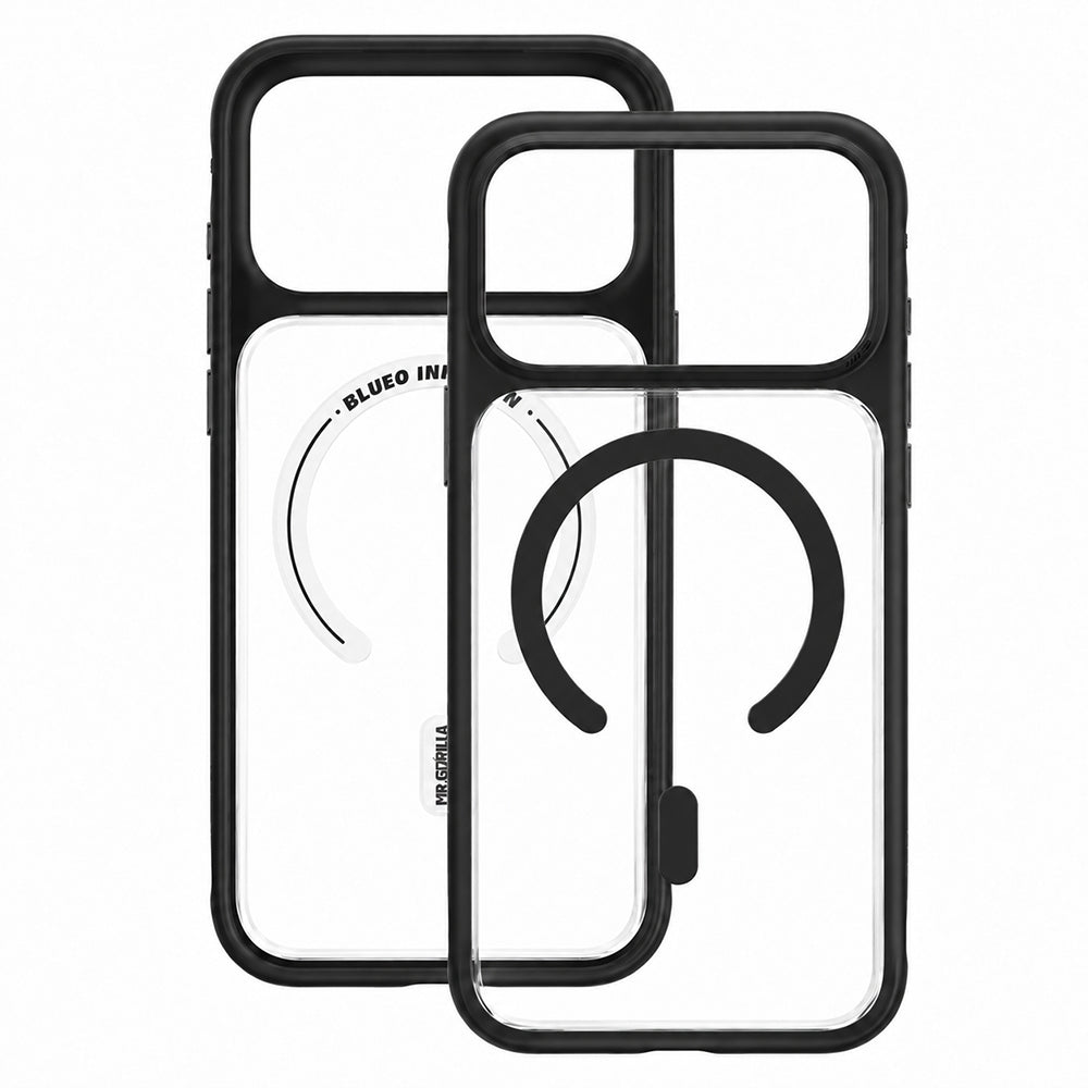 MagSafe-Hülle für Apple iPhone 18 Pro / 17 Pro, Blueo, hautfreundlich und stoßfest, satinschwarz