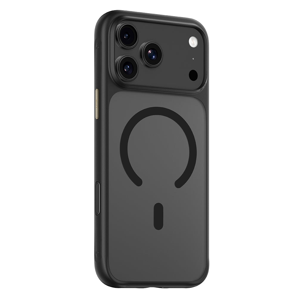 MagSafe-Hülle für Apple iPhone 18 Pro / 17 Pro, Blueo, hautfreundlich und stoßfest, satinschwarz