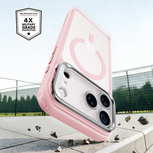 MagSafe-Hülle für Apple iPhone 18 Pro / 17 Pro, ESR, Classic Hybrid Kickstand, Satin Rosa