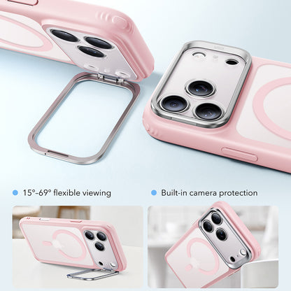 MagSafe-Hülle für Apple iPhone 18 Pro / 17 Pro, ESR, Classic Hybrid Kickstand, Satin Rosa