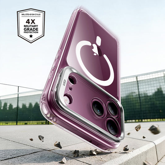 Coque MagSafe pour Apple iPhone 18 Pro / 17 Pro, ESR, Classic Hybrid Kickstand, Transparente