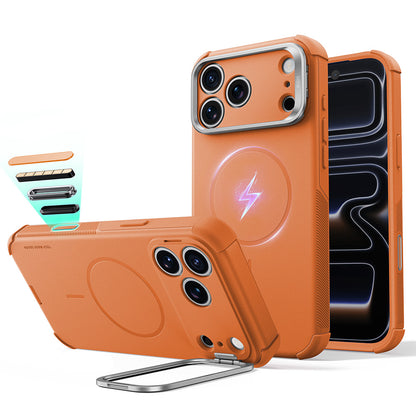 MagSafe-Hülle für Apple iPhone 18 Pro / 17 Pro, ESR, Cyber Armor Kickstand, Orange