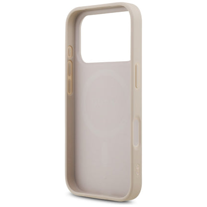 MagSafe Case for Apple iPhone 18 Pro / 17 Pro, Guess, 4G Triangle Strass, Pink