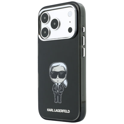 MagSafe-Hülle für Apple iPhone 18 Pro / 17 Pro, Karl Lagerfeld, HC IML Ikonik Sketch Print, Schwarz