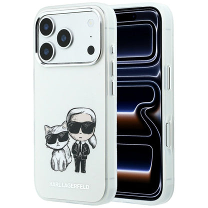 Coque MagSafe pour Apple iPhone 18 Pro / 17 Pro, Karl Lagerfeld, KC Bodies Sketch, Beige