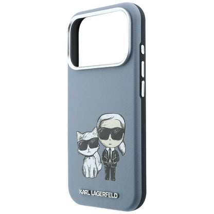Coque MagSafe pour Apple iPhone 18 Pro / 17 Pro, Karl Lagerfeld, KC Bodies Sketch, Bleu