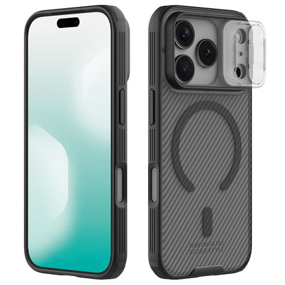 MagSafe Case for Apple iPhone 18 Pro / 17 Pro, Nillkin, CamShield Pro, Transparent Black
