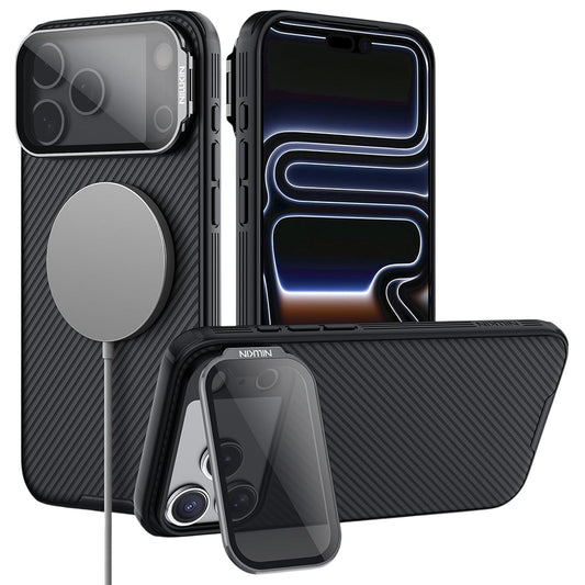 MagSafe-Hülle für Apple iPhone 18 Pro / 17 Pro, Nillkin, CamShield Prop, Schwarz