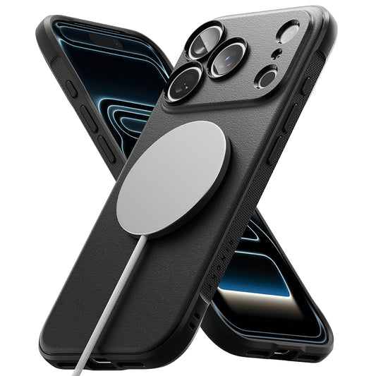 Coque MagSafe pour Apple iPhone 18 Pro / 17 Pro, Ringke, Onyx, Noire