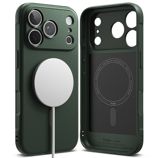 Coque MagSafe pour Apple iPhone 18 Pro / 17 Pro, Ringke, Onyx, Vert Foncé