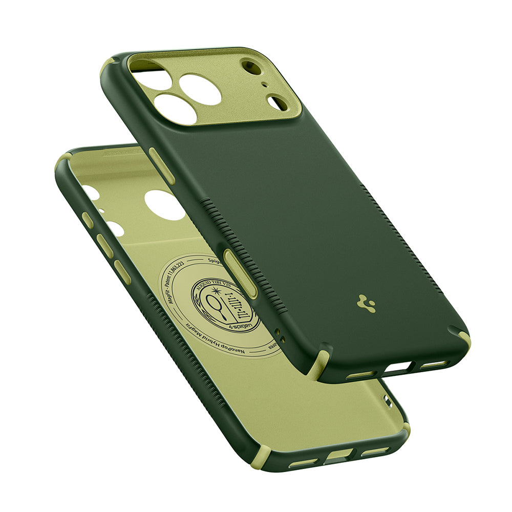 Coque MagSafe pour Apple iPhone 18 Pro / 17 Pro, Spigen, Caseology Nano Pop Hybrid, Vert ACS12176