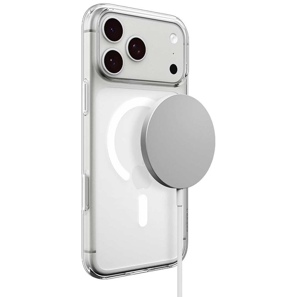 Coque MagSafe pour Apple iPhone 18 Pro / 17 Pro, Spigen, Liquid Crystal MagFit, Blanche ACS12180