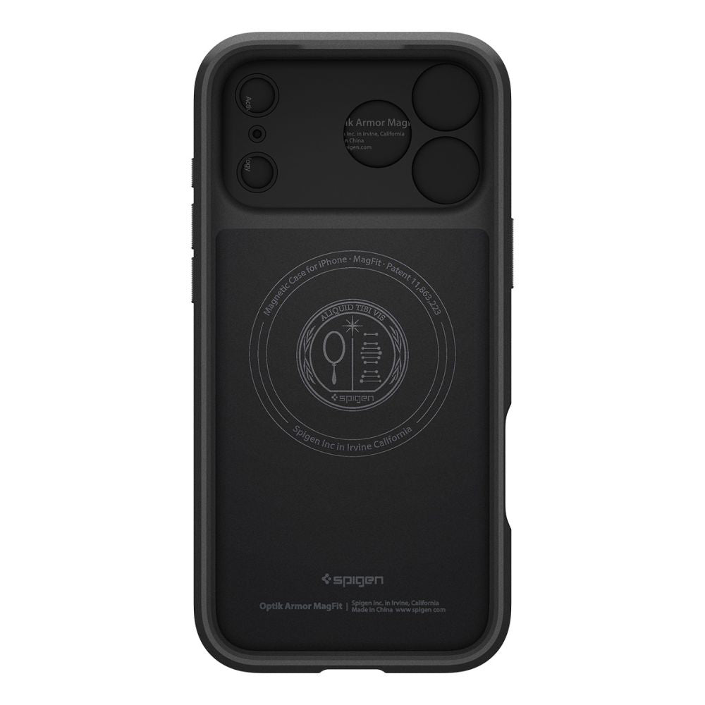 Coque MagSafe pour Apple iPhone 18 Pro / 17 Pro, Spigen, Optik Armor, Noire ACS09953