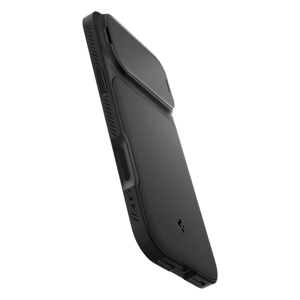 Coque MagSafe pour Apple iPhone 18 Pro / 17 Pro, Spigen, Optik Armor, Noire ACS09953