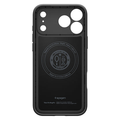 MagSafe Case for Apple iPhone 18 Pro / 17 Pro, Spigen, Thin Fit, Black ACS12144