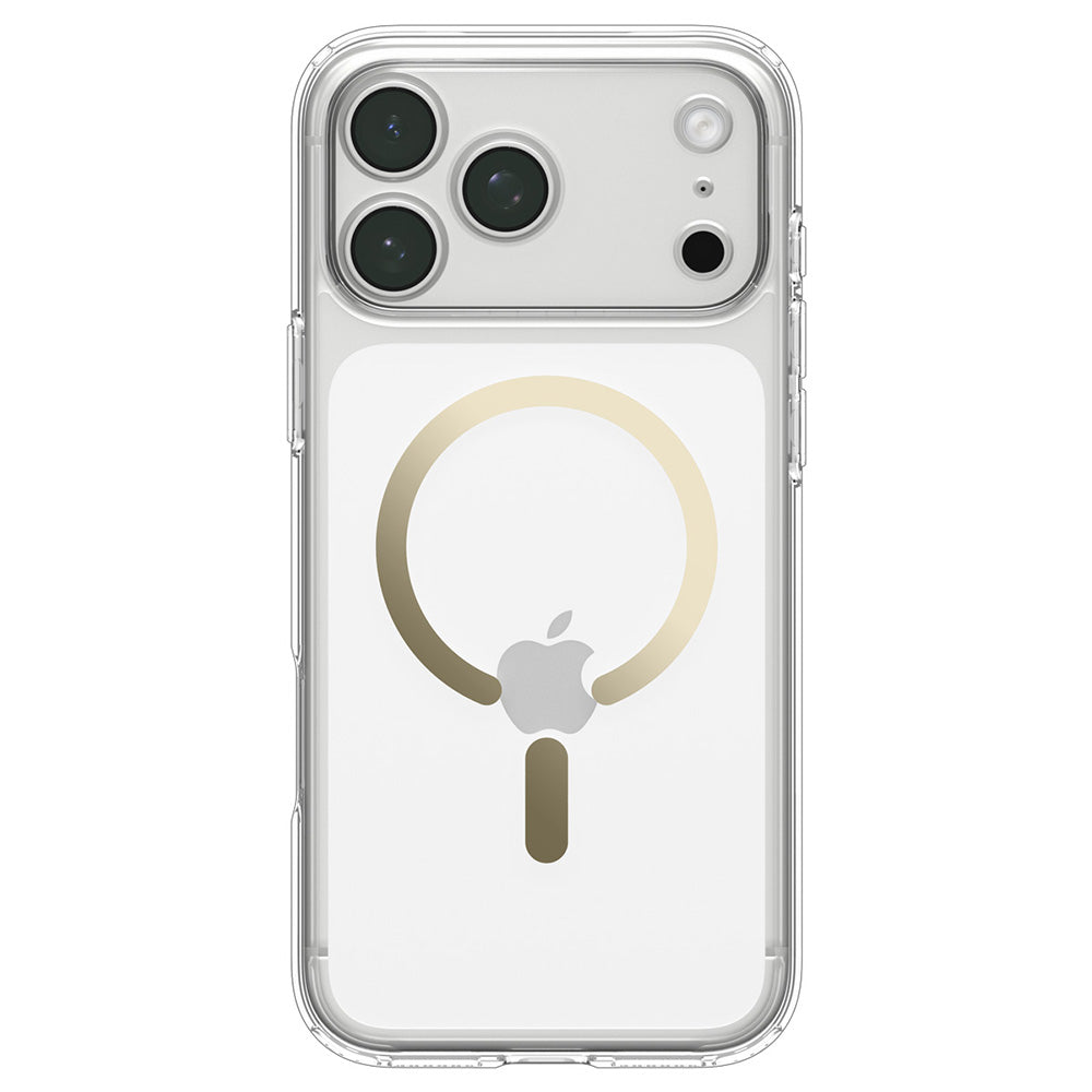 Coque MagSafe pour Apple iPhone 18 Pro / 17 Pro, Spigen, Ultra Hybrid, Or Transparent ACS12157
