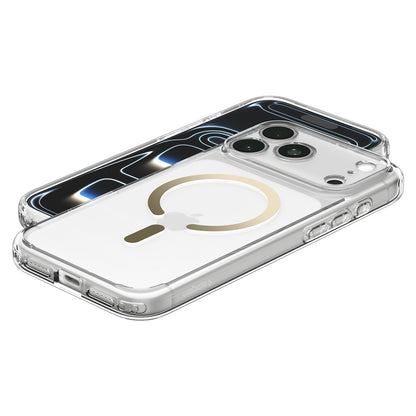 Coque MagSafe pour Apple iPhone 18 Pro / 17 Pro, Spigen, Ultra Hybrid, Or Transparent ACS12157