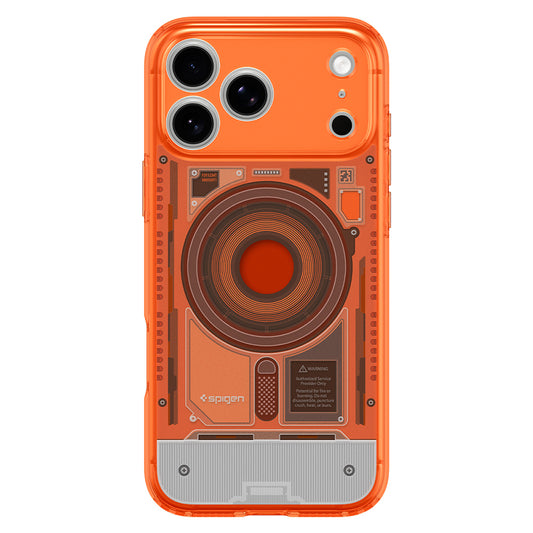 Coque MagSafe pour Apple iPhone 18 Pro / 17 Pro, Spigen, Ultra Hybrid C-One, Orange ACS11986