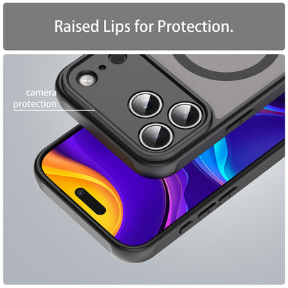 MagSafe-Hülle für Apple iPhone 18 Pro / 17 Pro, Techsuit, HaloFrost II, Schwarz