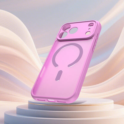 Coque MagSafe pour Apple iPhone 18 Pro / 17 Pro, Techsuit, HaloFrost II, Rose