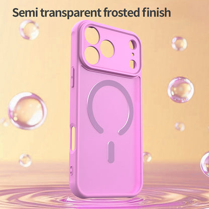 Coque MagSafe pour Apple iPhone 18 Pro / 17 Pro, Techsuit, HaloFrost II, Rose
