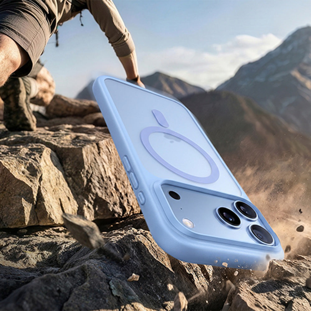 Coque MagSafe pour Apple iPhone 18 Pro / 17 Pro, Torras, Guardian, Bleue