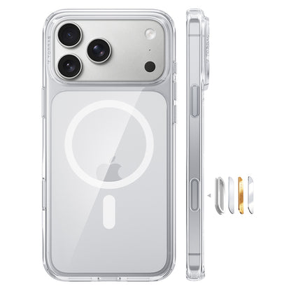 Coque MagSafe pour Apple iPhone 18 Pro / 17 Pro, Torras, Guardian, Transparente