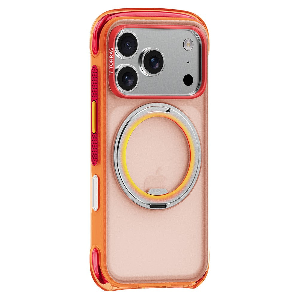 MagSafe-Hülle für Apple iPhone 18 Pro / 17 Pro, Torras, O3 Air Core, Orange