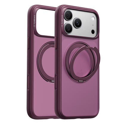 Coque MagSafe pour Apple iPhone 18 Pro / 17 Pro, Torras, Ostand O1 Guardian, Violet