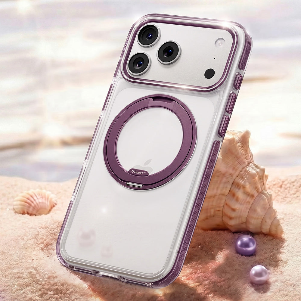 Coque MagSafe pour Apple iPhone 18 Pro / 17 Pro, Torras, Ostand O3 Light, Violet