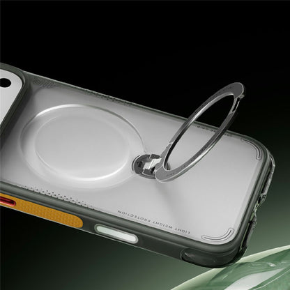 Coque MagSafe pour Apple iPhone 18 Pro / 17 Pro, Torras, Ostand Q3 Air Football, Gris