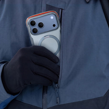 MagSafe-Hülle für Apple iPhone 18 Pro / 17 Pro, Torras, Ostand Q3 Air Pro, Lila