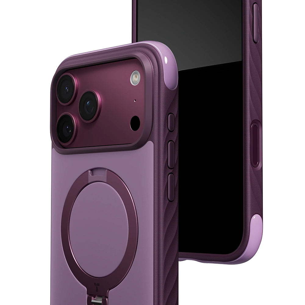 Coque MagSafe pour Apple iPhone 18 Pro / 17 Pro, Torras, Ostand Q3 Rugged, Noire