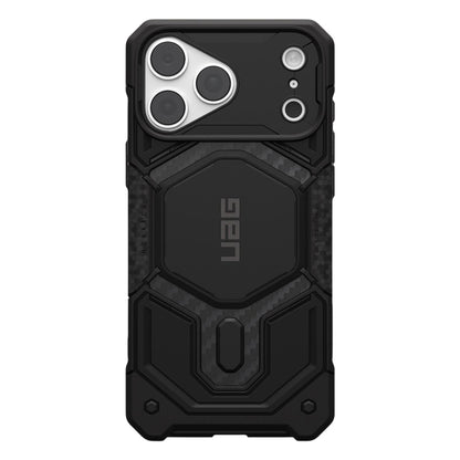 MagSafe-Hülle für Apple iPhone 18 Pro / 17 Pro, Urban Armor Gear, Monarch Pro Carbon, Schwarz