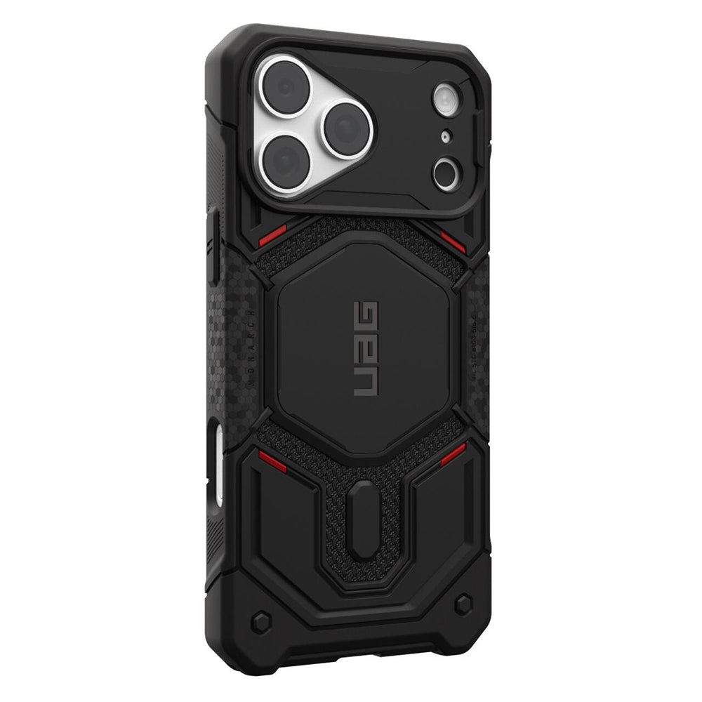 Coque MagSafe pour Apple iPhone 18 Pro / 17 Pro, Urban Armor Gear, Monarch Pro Kevlar, Noire