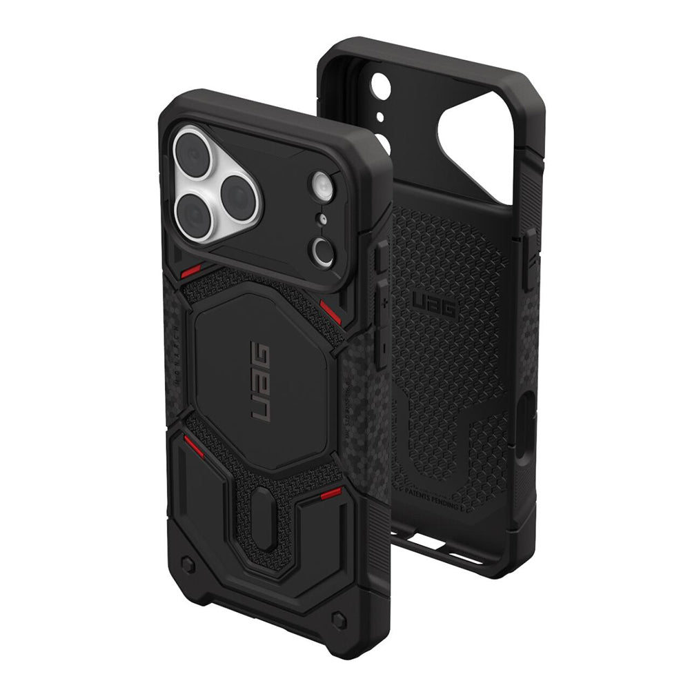 Coque MagSafe pour Apple iPhone 18 Pro / 17 Pro, Urban Armor Gear, Monarch Pro Kevlar, Noire