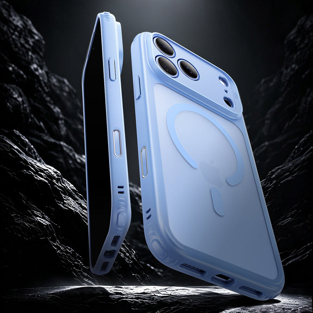 Coque MagSafe pour Apple iPhone 18 Pro, ESR, Classic Hybrid, Bleu Satiné