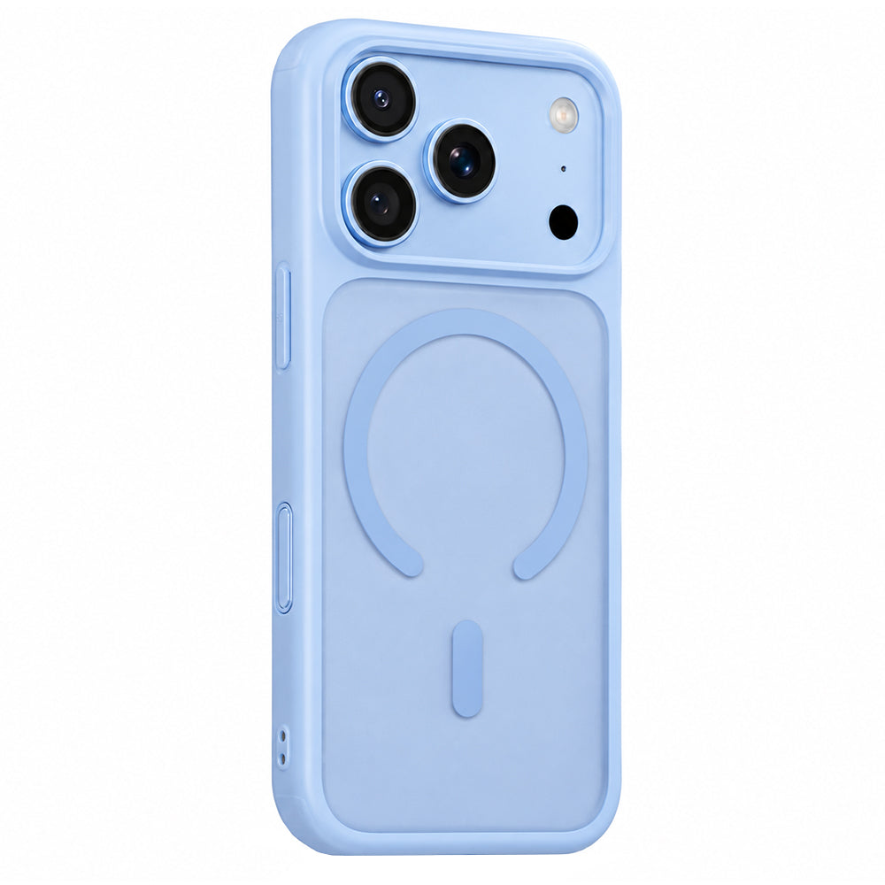 Coque MagSafe pour Apple iPhone 18 Pro Max / 17 Pro Max, Blueo, APE Anti-Drop, bleue