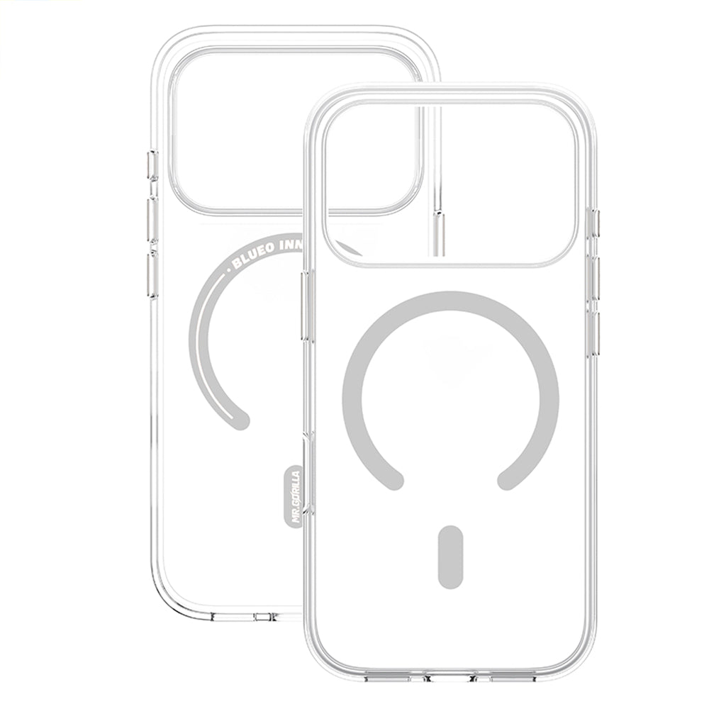 MagSafe-Hülle für Apple iPhone 18 Pro Max / 17 Pro Max, Blueo, Crystal Pro Anti-Drop, transparent