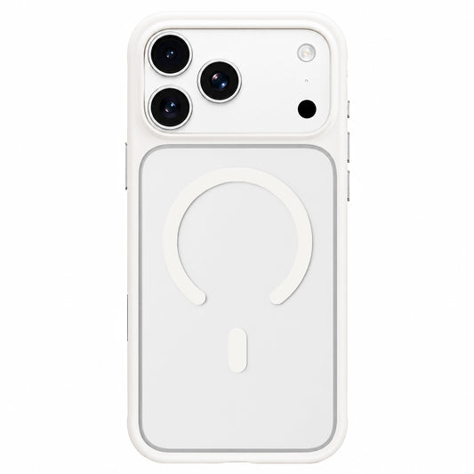 MagSafe-Hülle für Apple iPhone 18 Pro Max / 17 Pro Max, Blueo, hautfreundlich und stoßfest, Satinweiß
