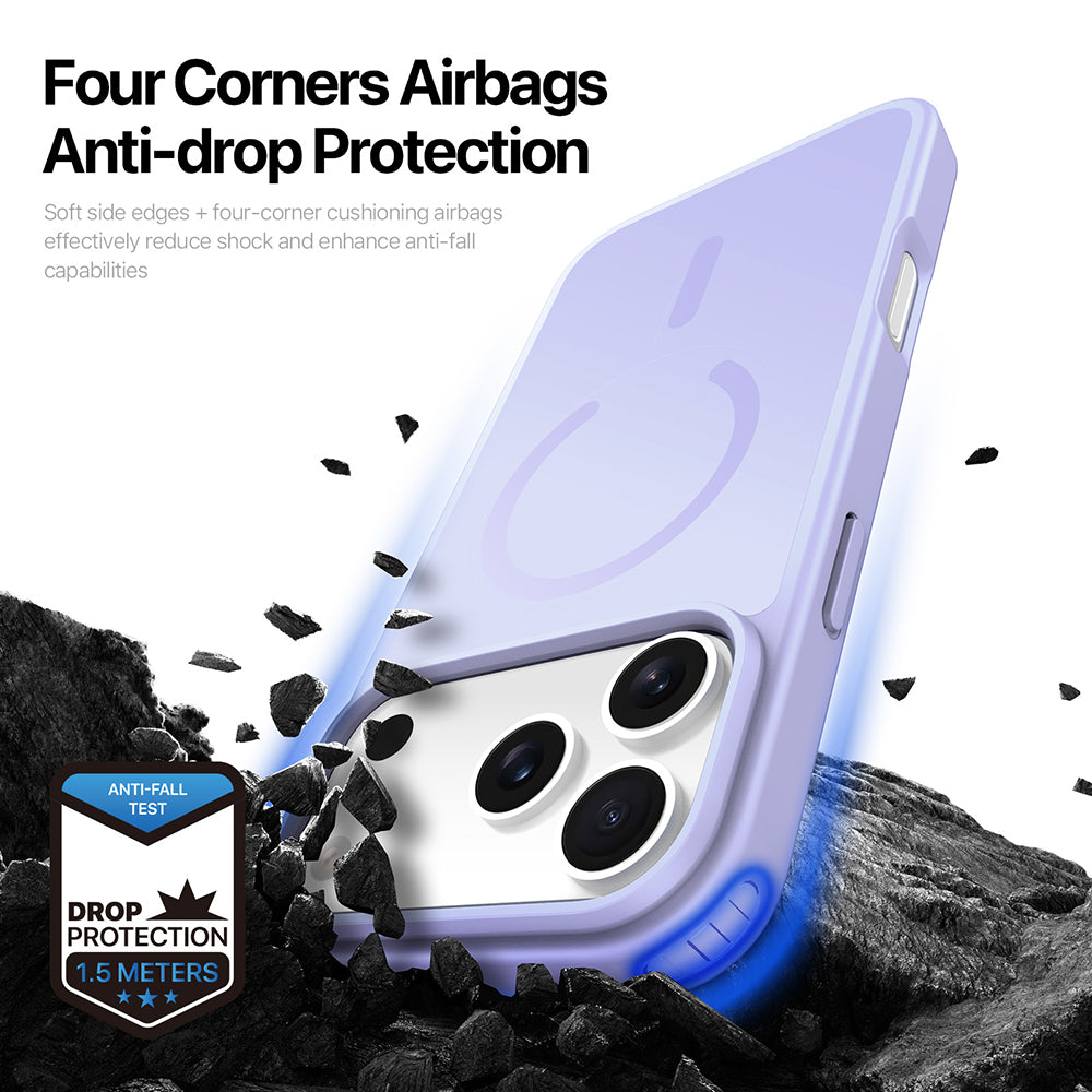 Coque MagSafe pour Apple iPhone 18 Pro Max / 17 Pro Max, DUX DUCIS, Yind, Gris