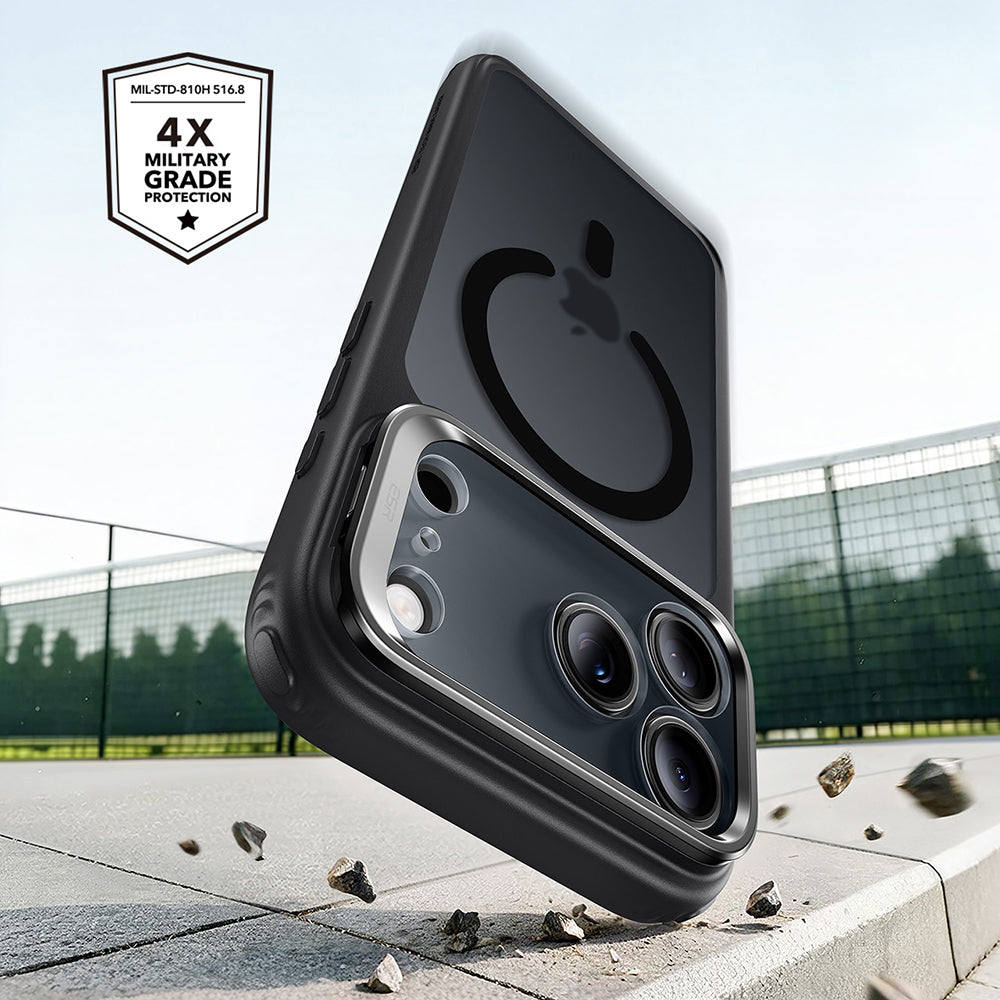 Coque MagSafe pour Apple iPhone 18 Pro Max / 17 Pro Max, ESR, Classic Hybrid Kickstand, Noir Satiné