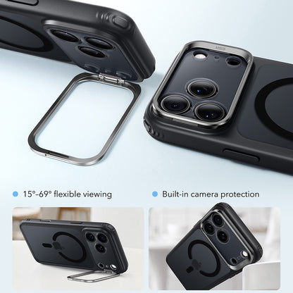 Coque MagSafe pour Apple iPhone 18 Pro Max / 17 Pro Max, ESR, Classic Hybrid Kickstand, Noir Satiné