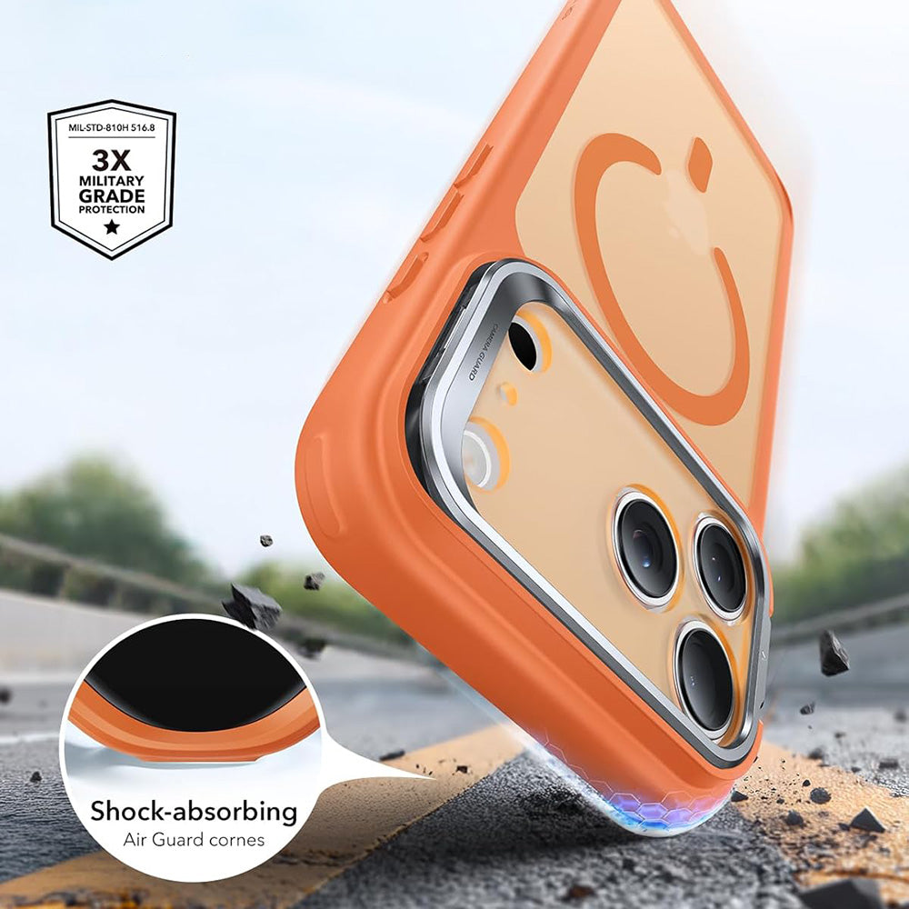 MagSafe-Hülle für Apple iPhone 18 Pro Max / 17 Pro Max, ESR, Classic Hybrid Kickstand, Satin Orange