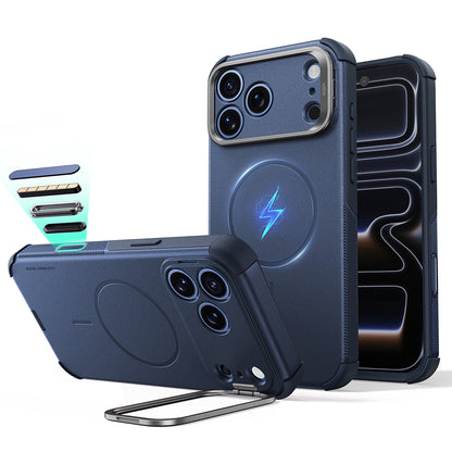 Coque MagSafe pour Apple iPhone 18 Pro Max / 17 Pro Max, ESR, Cyber Armor Kickstand, Bleue